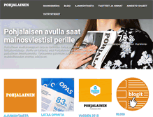 Tablet Screenshot of mediamyynti.pohjalainen.fi